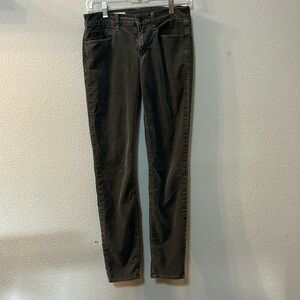 Gap gray corduroy legging jean size 26R
